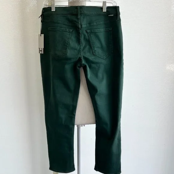 NWT Mother 'The Dropout' in 'Just for Kicks'-teal/green - Picture 4 of 9